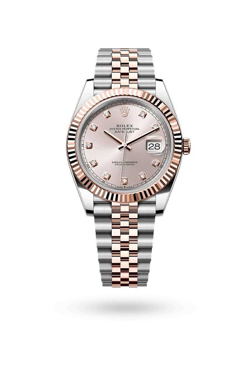 Rolex Datejust 41 - Oyster, 41 mm, Oystersteel and Everose gold