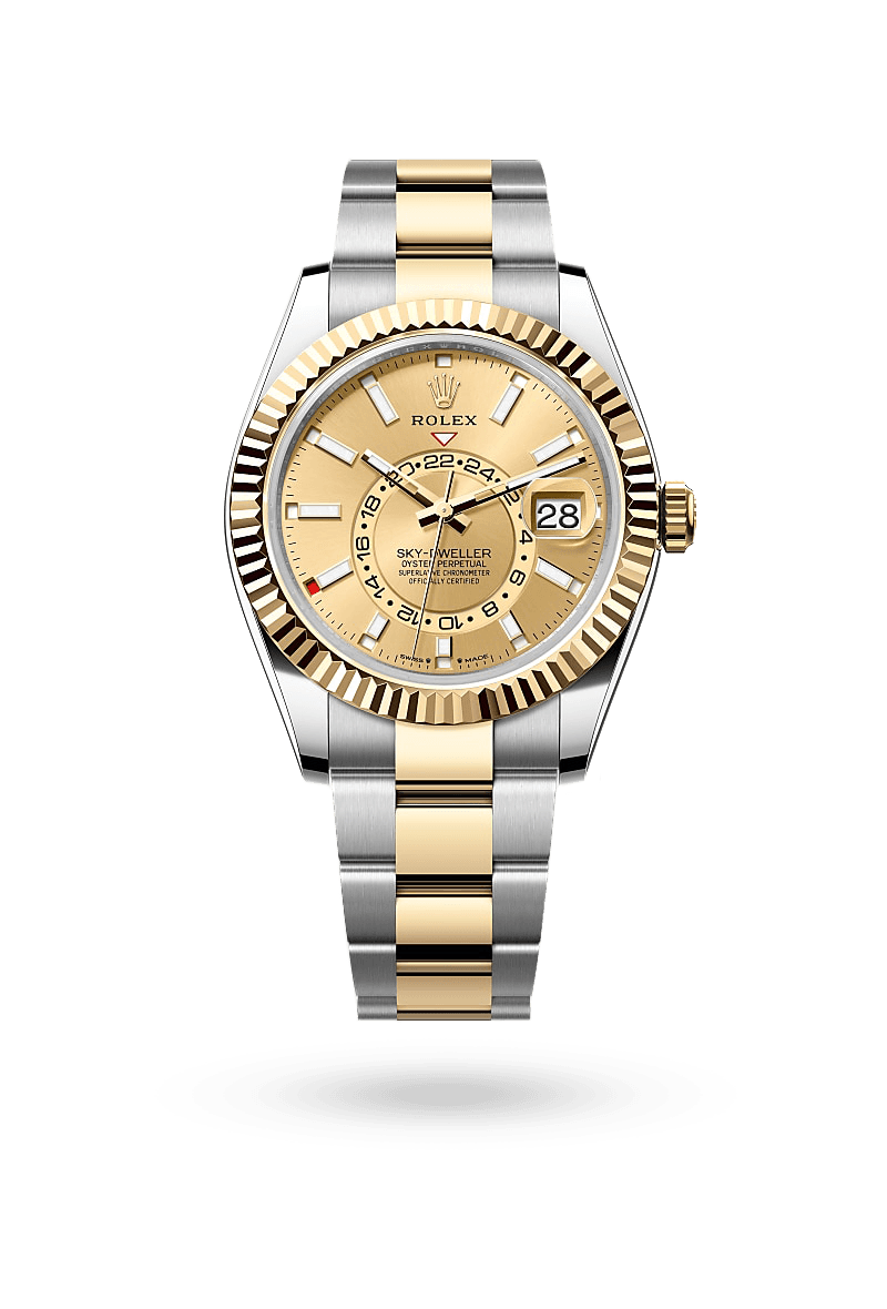 Rolex Sky-Dweller - Oyster, 42 mm, Oystersteel and yellow gold