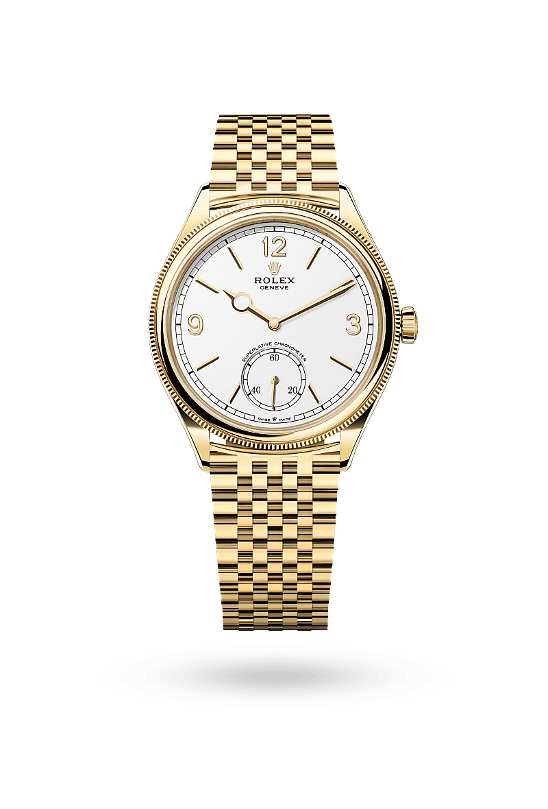 Rolex 1908 - 39 mm, 18 ct yellow gold, polished finish