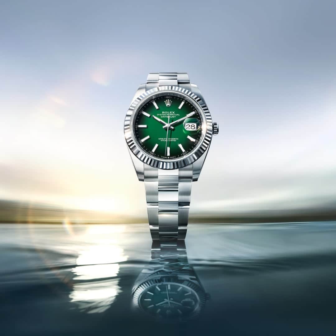 Rolex Datejust 41 standing watch