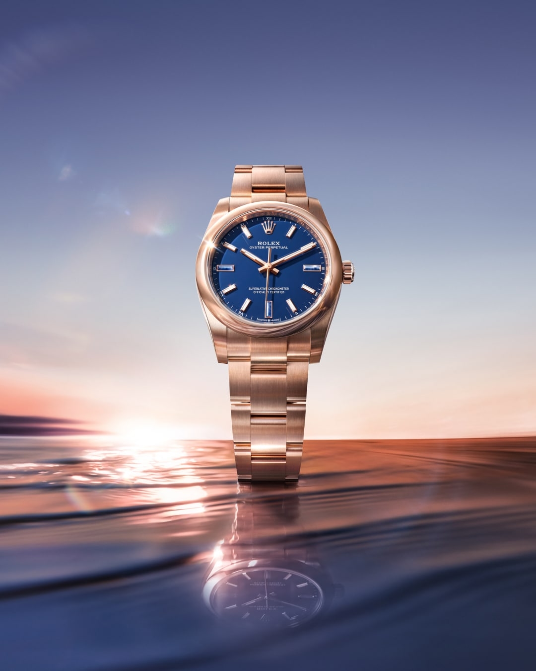 Rolex Oyster Perpetual 34 standing watch