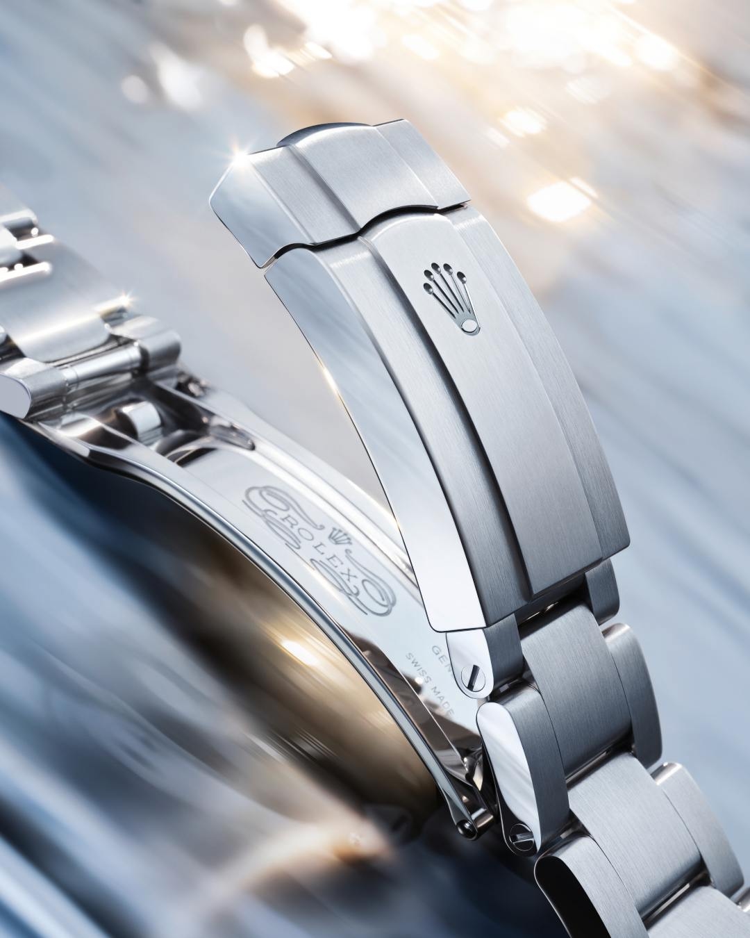 Rolex Oyster Perpetual 41 Oysterclasp detail