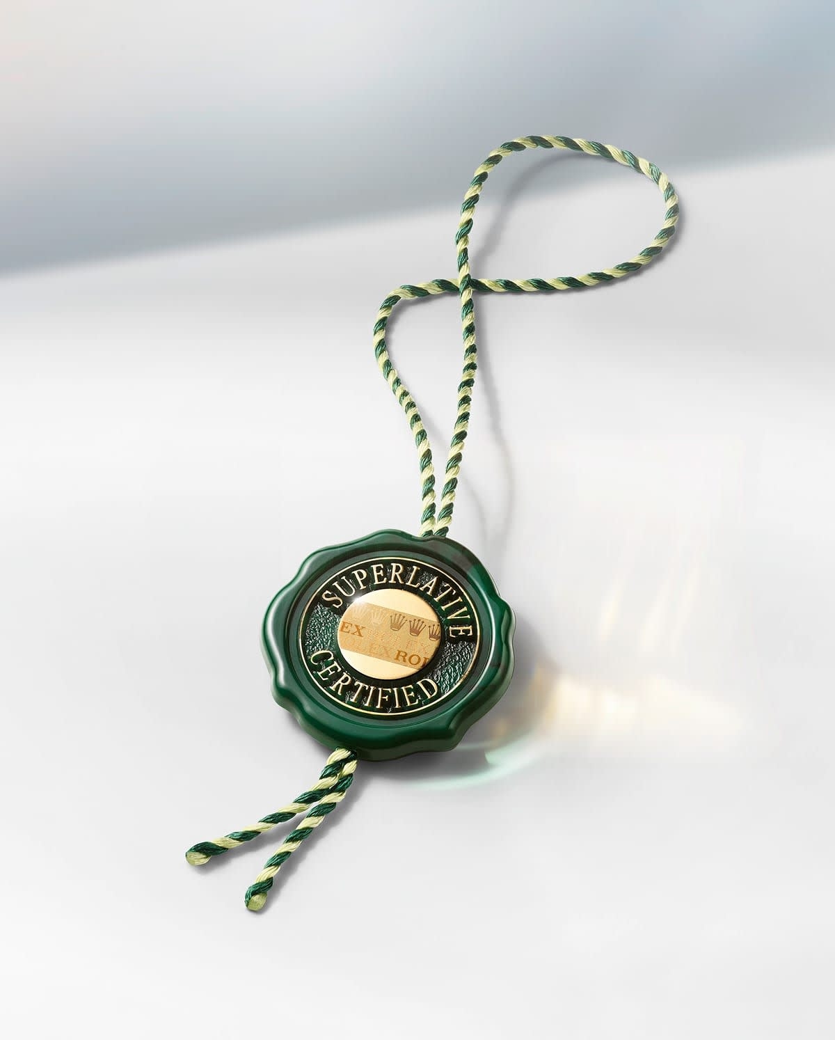 Rolex Datejust Superlative Chronometer certification seal
