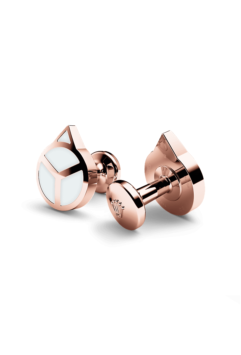 Rolex Hand cufflinks in Everose gold
