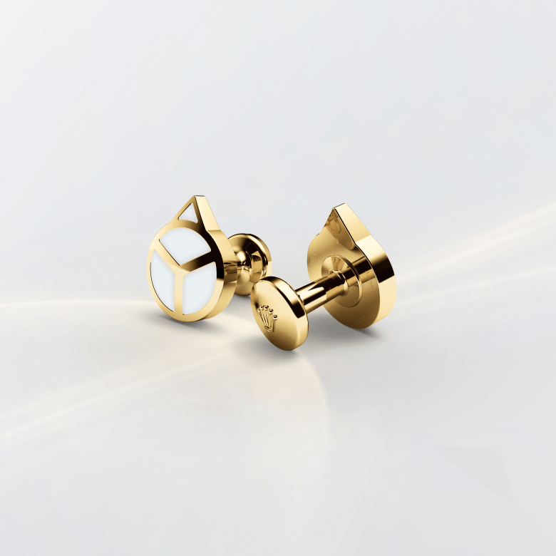 'Hand' cufflinks — Yellow gold