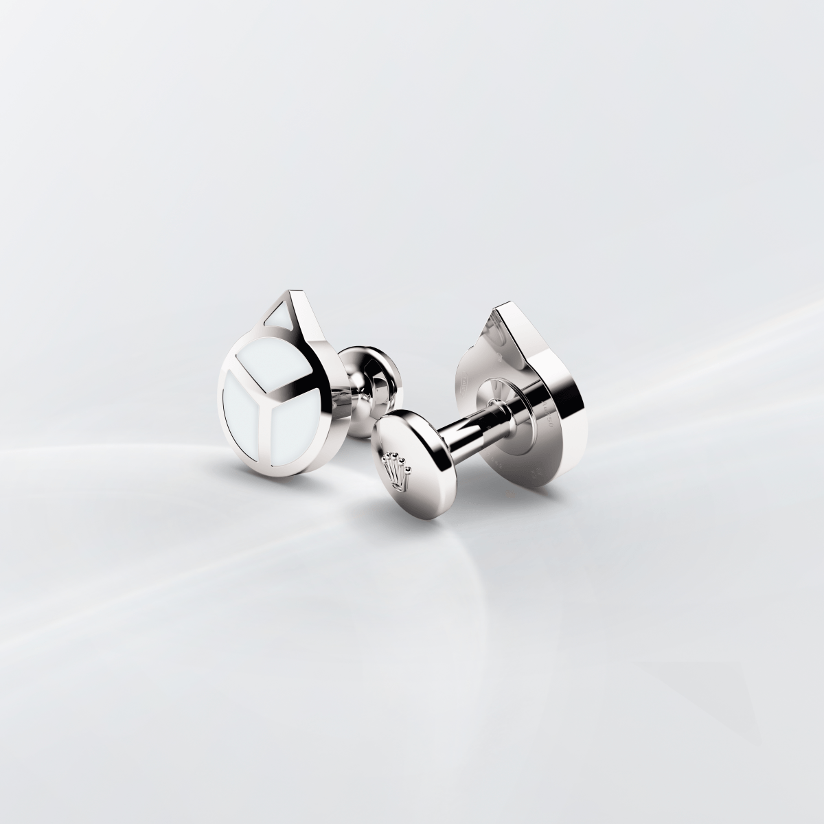 'Hand' cufflinks — White gold