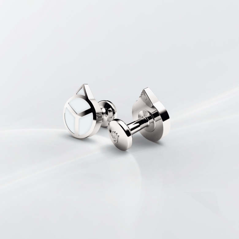 'Hand' cufflinks — White gold