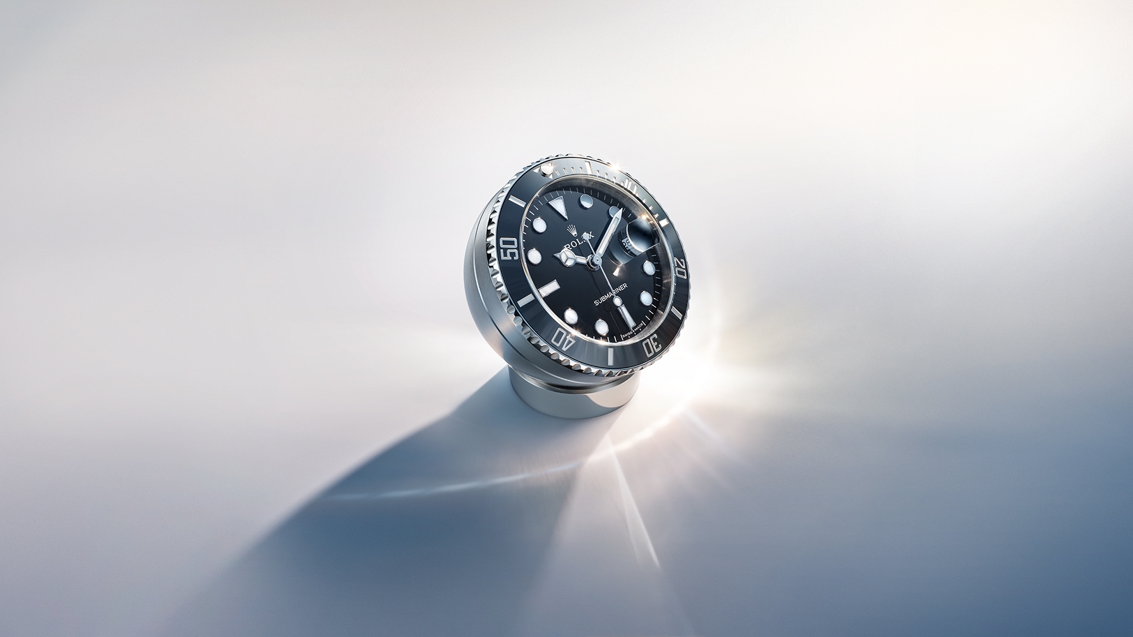 Rolex desk clock — Submariner-inspired
